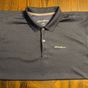 Eddie Bauer Men's Navy Polo Shirt - M